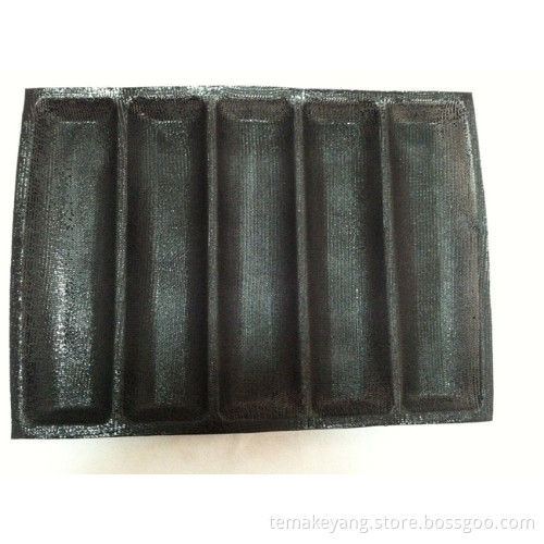 Flexible silicone bread baking mold